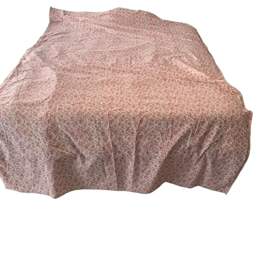 Westpoint Stevens Red Floral Cottagecore Twin Sheet Set Cottage core Farmhouse